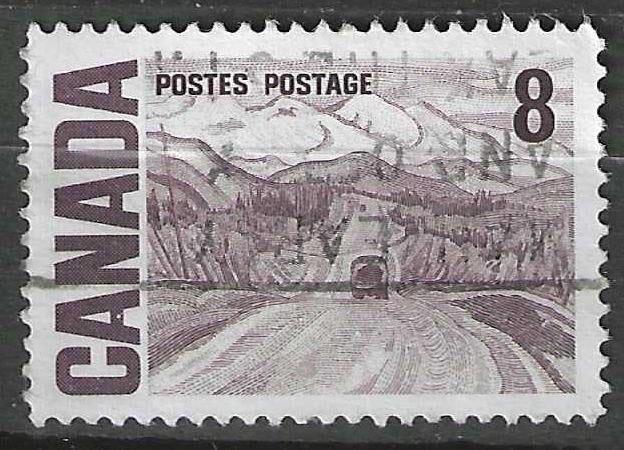 Canada 1967/1972 - Yvert 383 - Route de l'Alaska (ST), Envoi, Affranchi