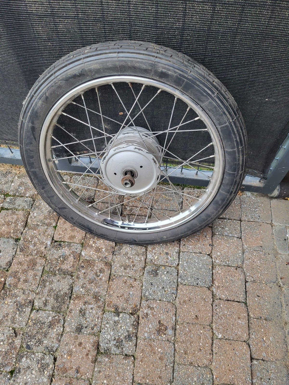 Flandria voorwiel 17 inch, Ophalen