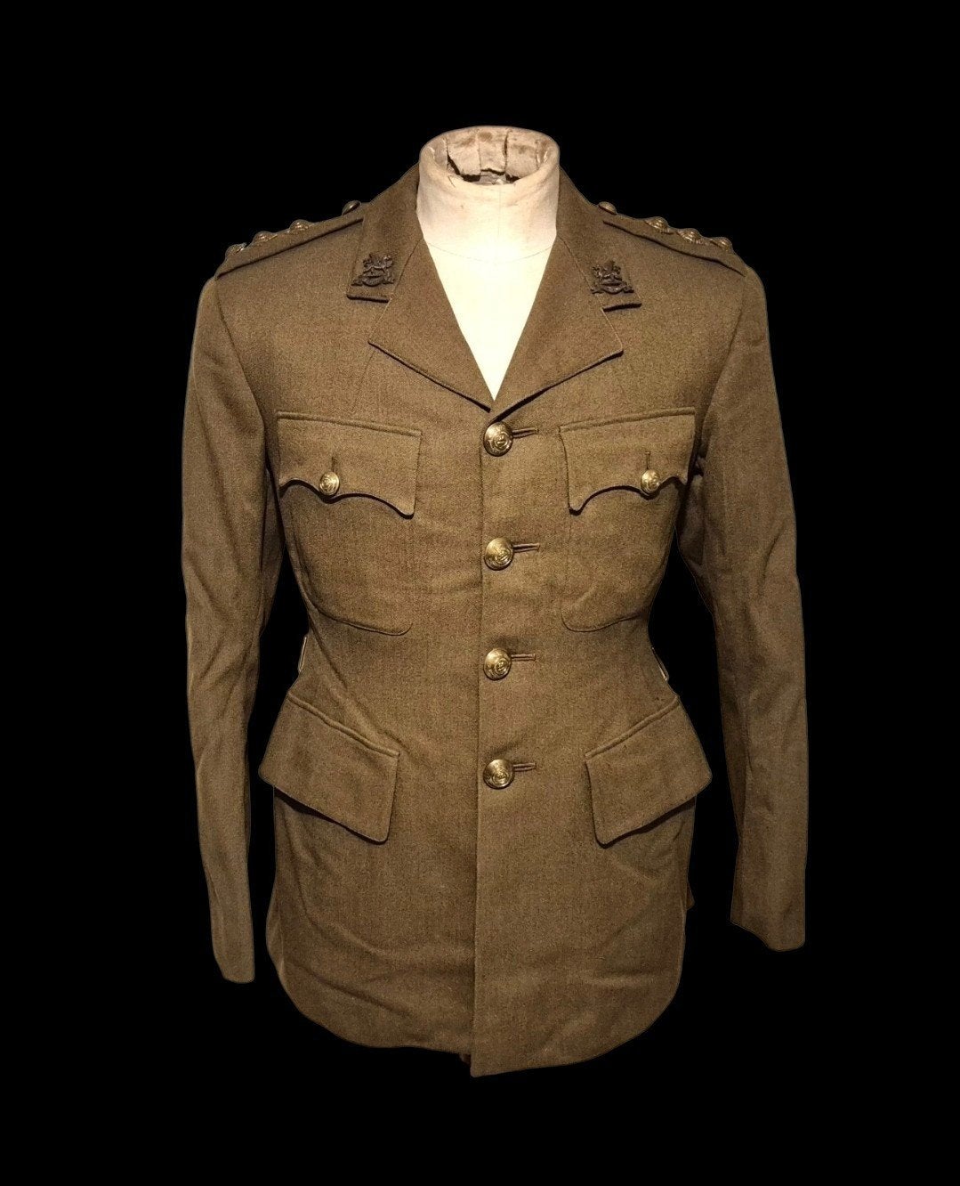 Veste d'uniforme The Buffs Royal East Kent Regiment, Collections, Enlèvement ou Envoi