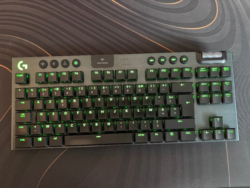 Clavier Logitech G G915 Lightspeed, Informatique & Logiciels, Logitech G, Azerty, Comme neuf, Enlèvement