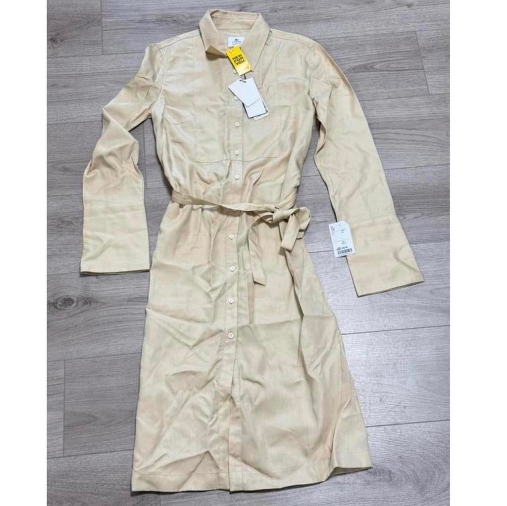 LACOSTE dames jas zomer vrouwen xs beige creme bruin NIEUW, Kleding | Dames, Jassen | Zomer, Nieuw, Maat 34 (XS) of kleiner, Beige