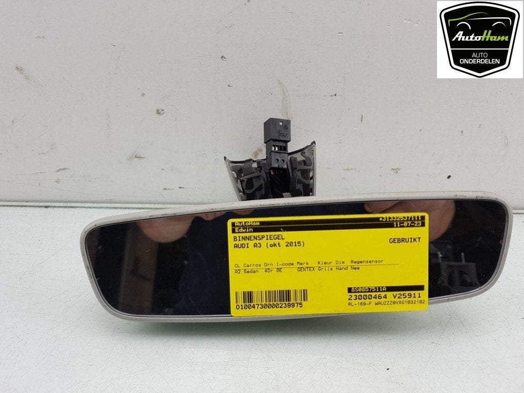 BINNENSPIEGEL Audi A3 Limousine (8VS / 8VM), Dhr. J. Ham, Gebruikt, Administratie@autoham.nl, Audi