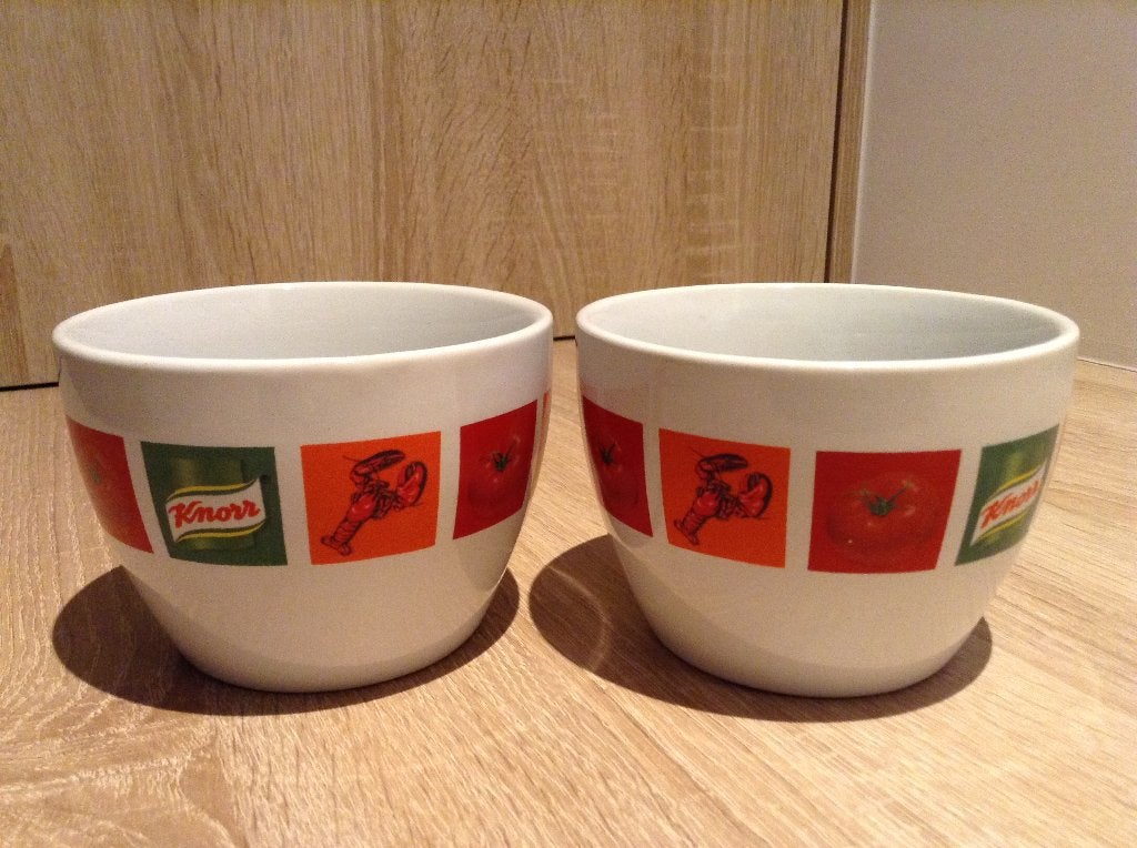 Twee kommetjes van Knorr, Neuf, Enlèvement ou Envoi, Céramique, Autres styles