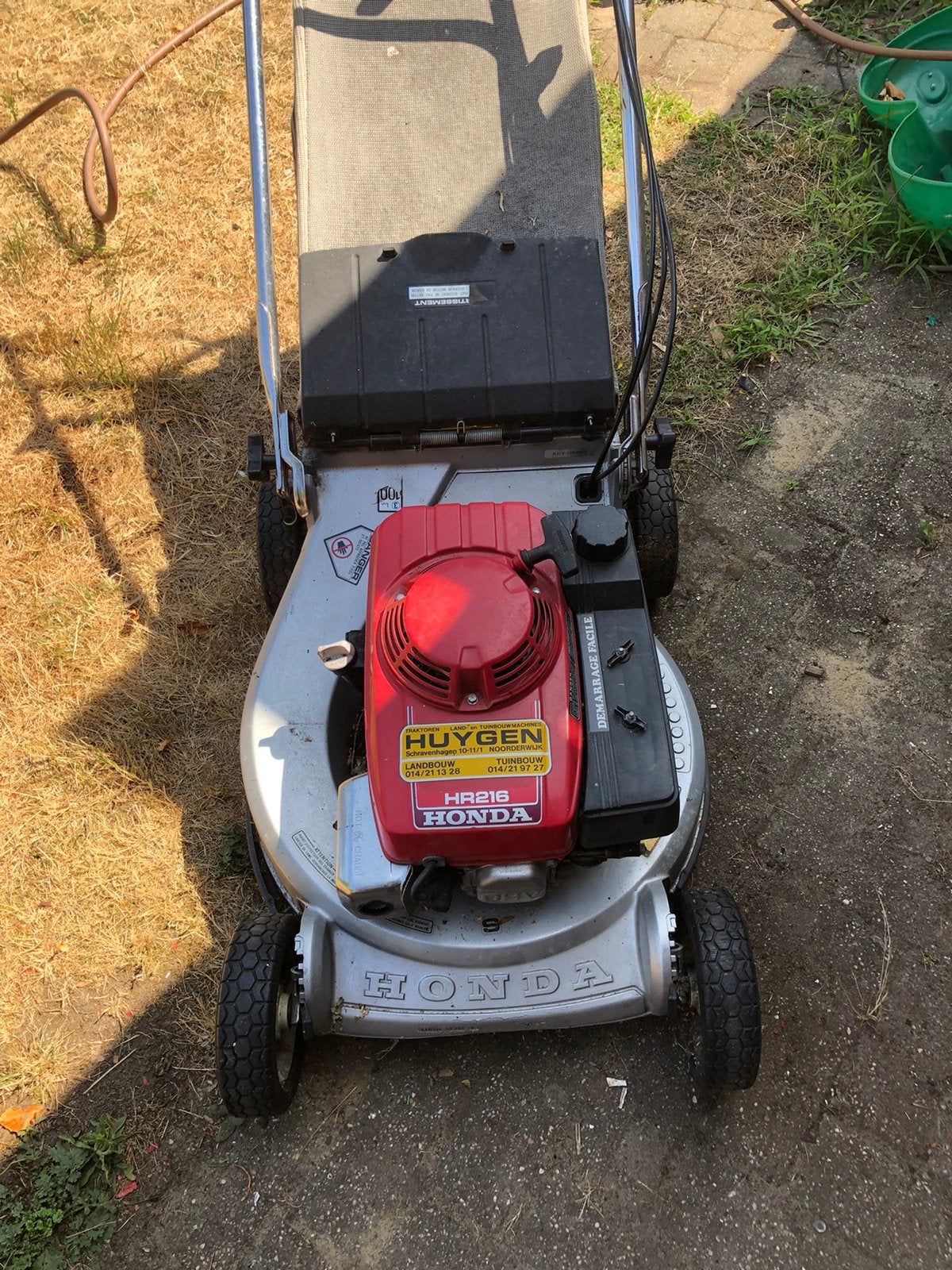 Honda grasmachine, Tuin en Terras, Grasmaaiers, Ophalen, Gebruikt
