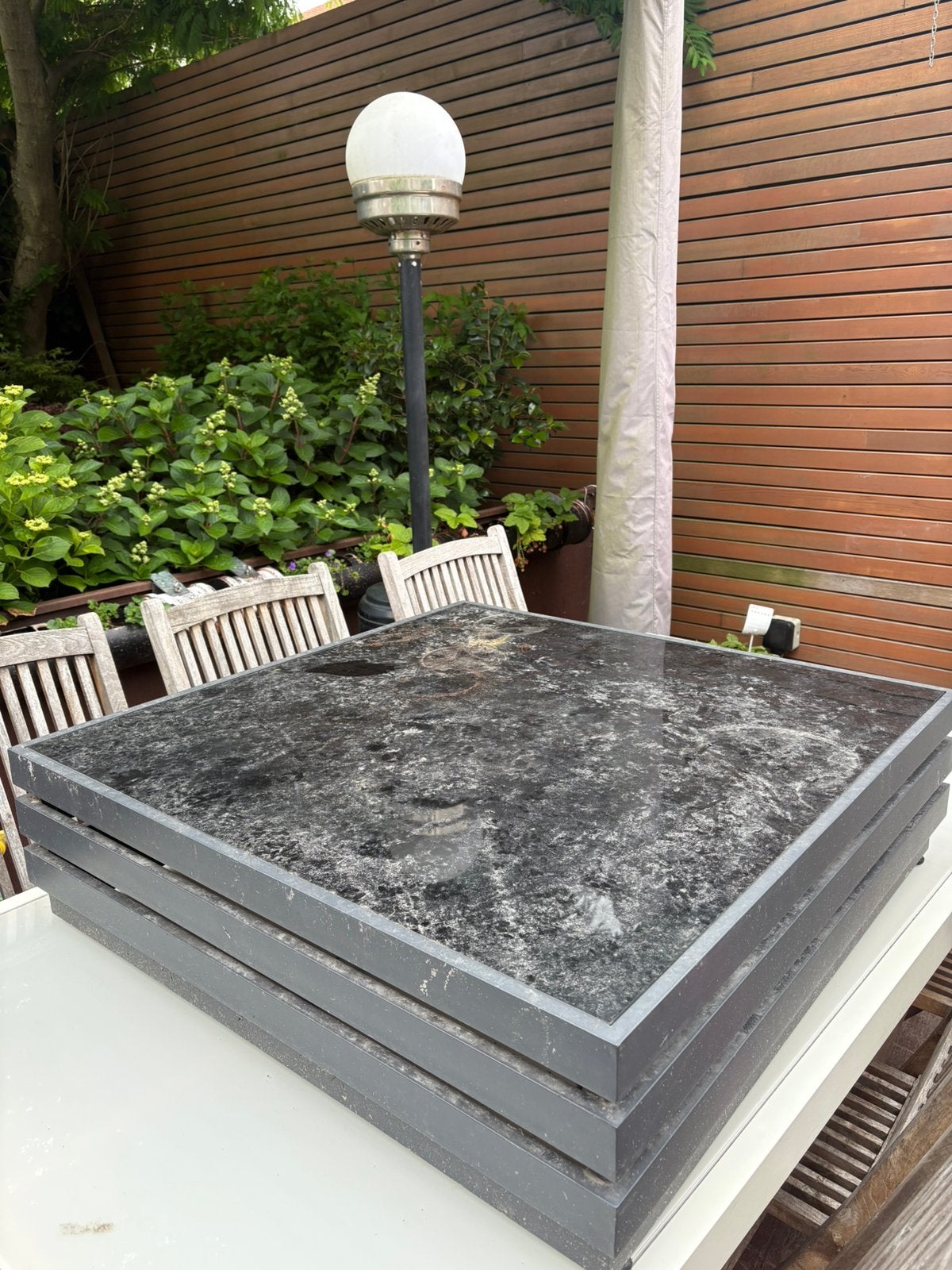 Table de salon de jardin, Jardin & Terrasse, Terrasses, Enlèvement, Utilisé, Autres matériaux