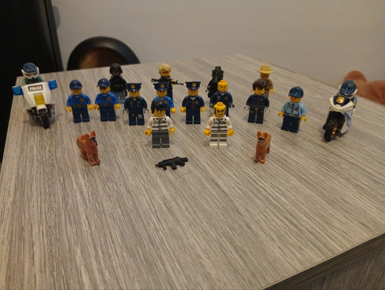 lego police mannetjes en motoren tekoop, Ophalen, Zo goed als nieuw