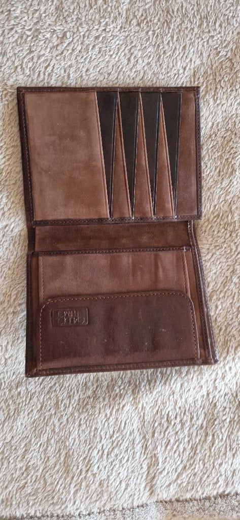 Volledige Leder en andere Portomonee's en Reiskaart tas, Handtassen en Accessoires, Zwart, Zo goed als nieuw, Leder, Ophalen