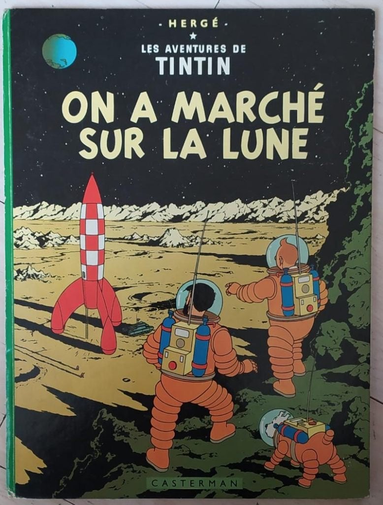 Tintin - On a marché sur la lune ( Kuifje ), Ophalen of Verzenden