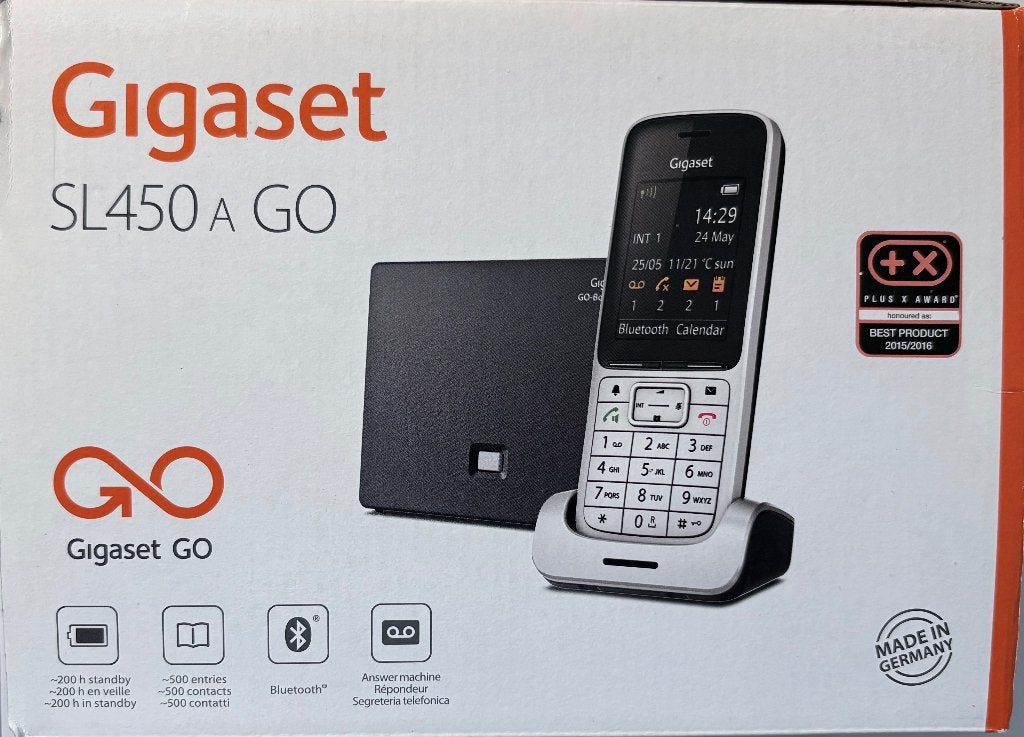 Gigaset SL450A - GO met station, Ophalen of Verzenden, Nieuw, 1 handset, Stralingsarm