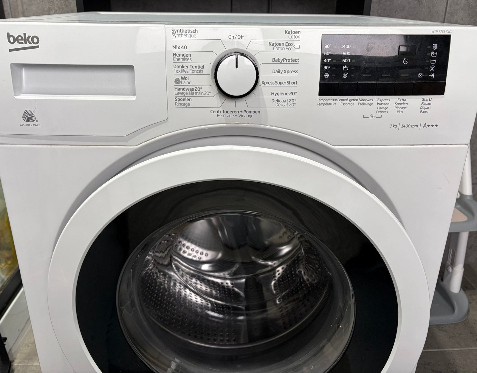 Beko wasmachine, Ophalen, Gebruikt, 1200 tot 1600 toeren