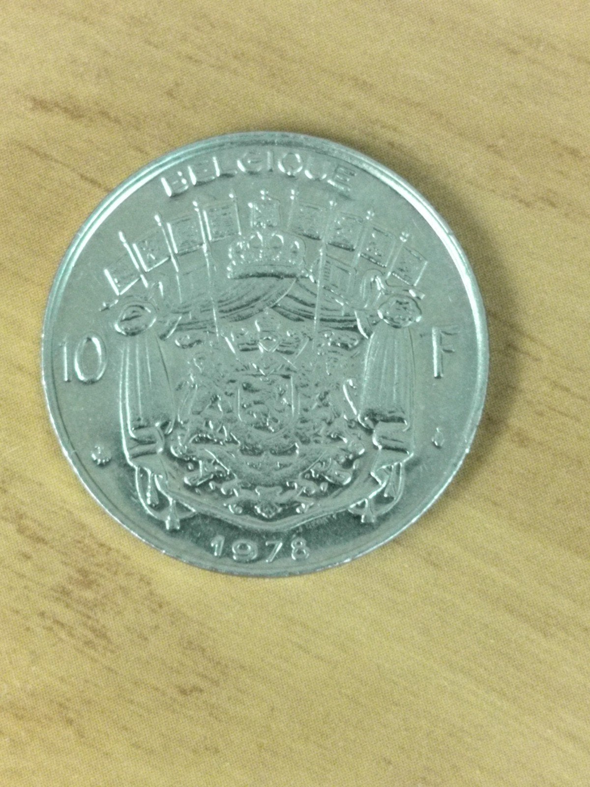 10 francs belges 1978, Enlèvement ou Envoi, Série
