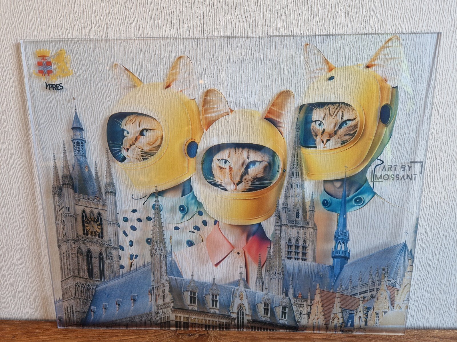 foto geprint op plexiglas Ieper Art by Mossant, Ophalen of Verzenden