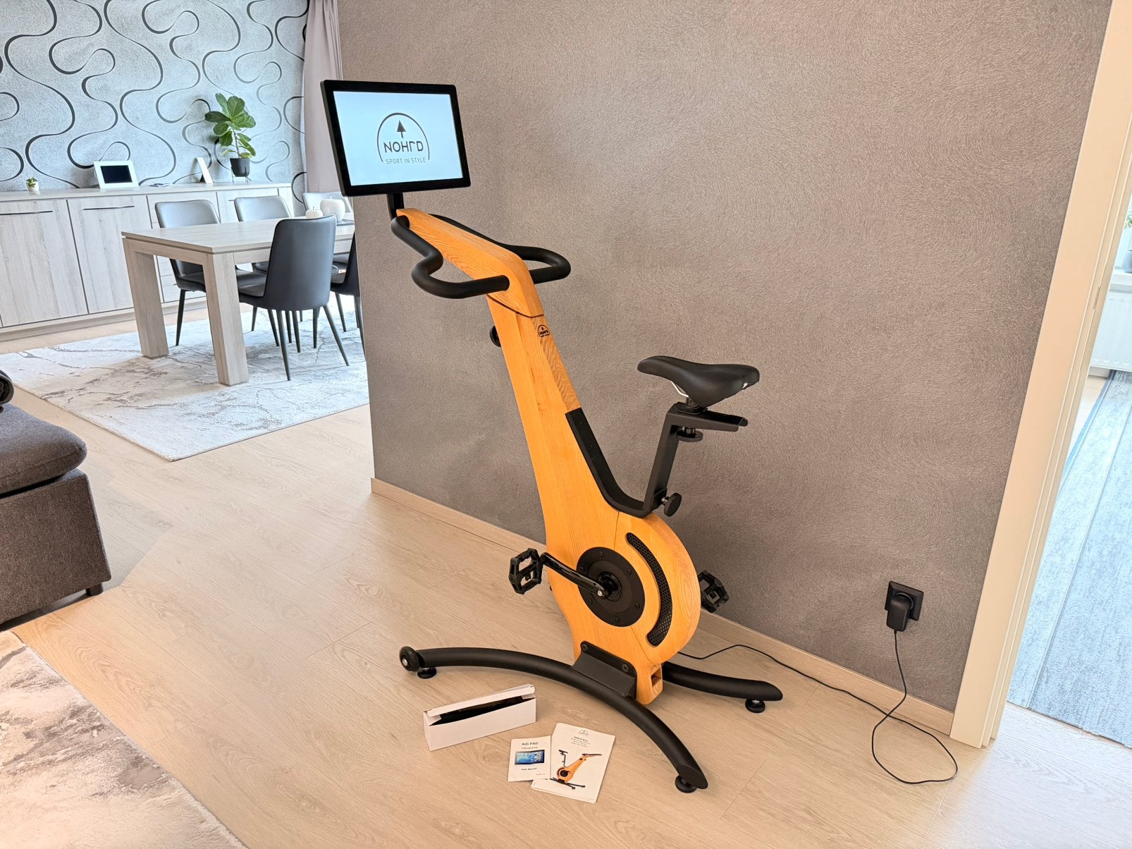 NoHrD Bike Pro - Eiken indoor cycle, Ophalen, Zo goed als nieuw, Metaal