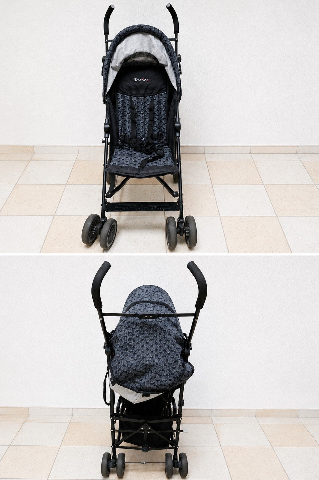 Trottine buggy / parapluwagen – compact en licht – €35, Kinderen en Baby's, Buggy's, Ophalen, Verstelbare rugleuning