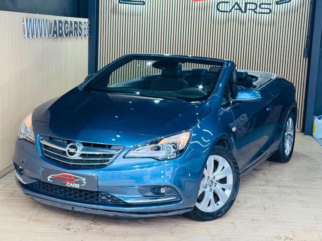 Opel Cascada 1.4 Turbo * 1ER PROPRIETAIRE * GAR 12 MOIS *, Zwart, 4 cilinders, Cabriolet, Blauw