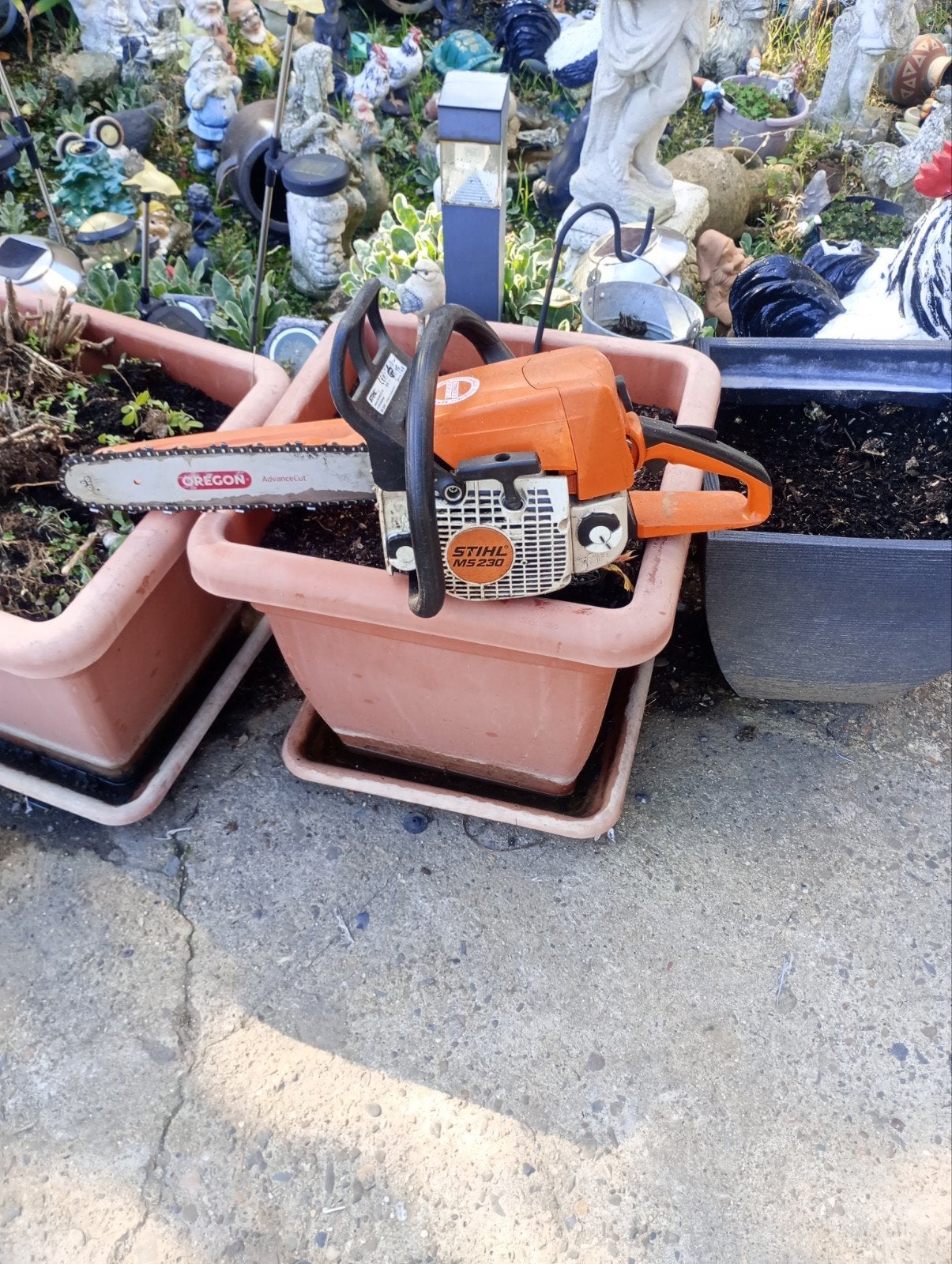 Stihl kettingzaag te koop, Tuin en Terras, Ophalen