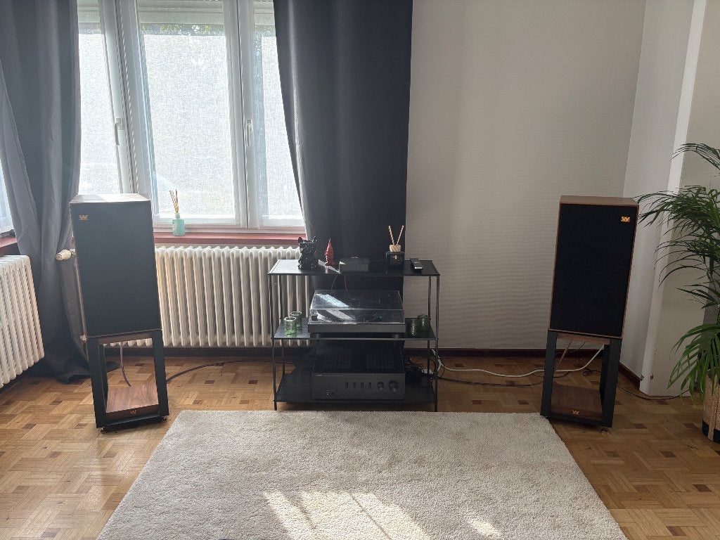 Wharfedale Linton + poten + Yamaha A-S701 + WiiM Pro Plus, Audio, Tv en Foto, Luidsprekerboxen, Ophalen, Nieuw, Vloerstaande luidspreker