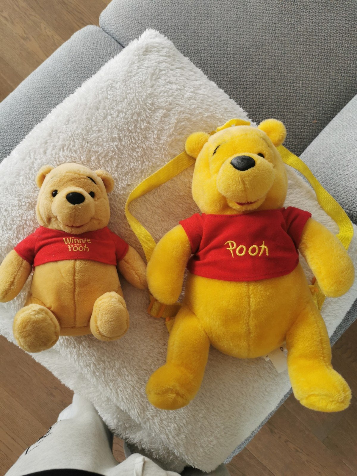 Peluches Winnie l'ourson et Winnie l'ourson, Enlèvement ou Envoi, Winnie l'Ourson ou amis, Utilisé, Peluche