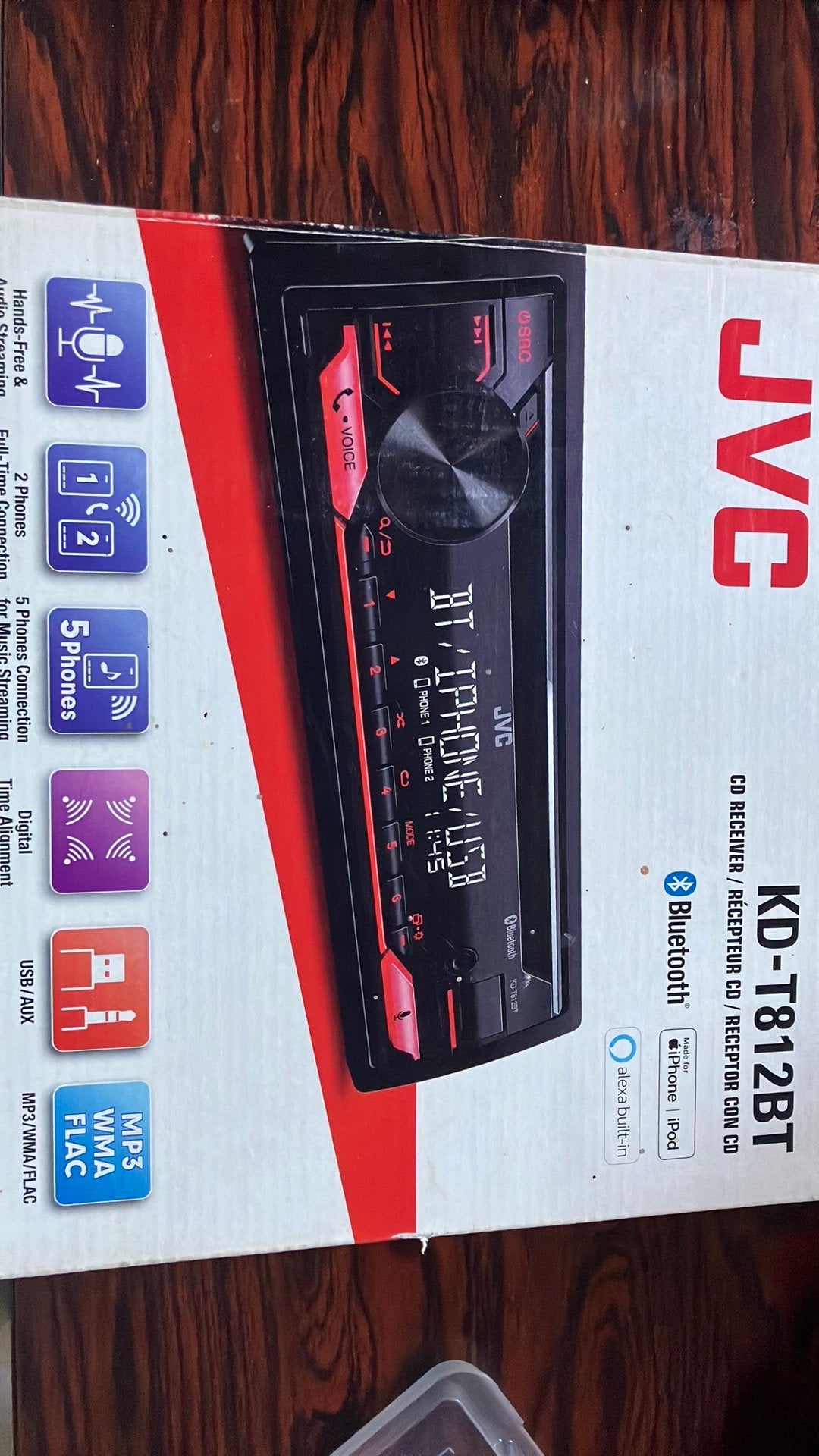 JVC autoradio, Ophalen of Verzenden, Zo goed als nieuw