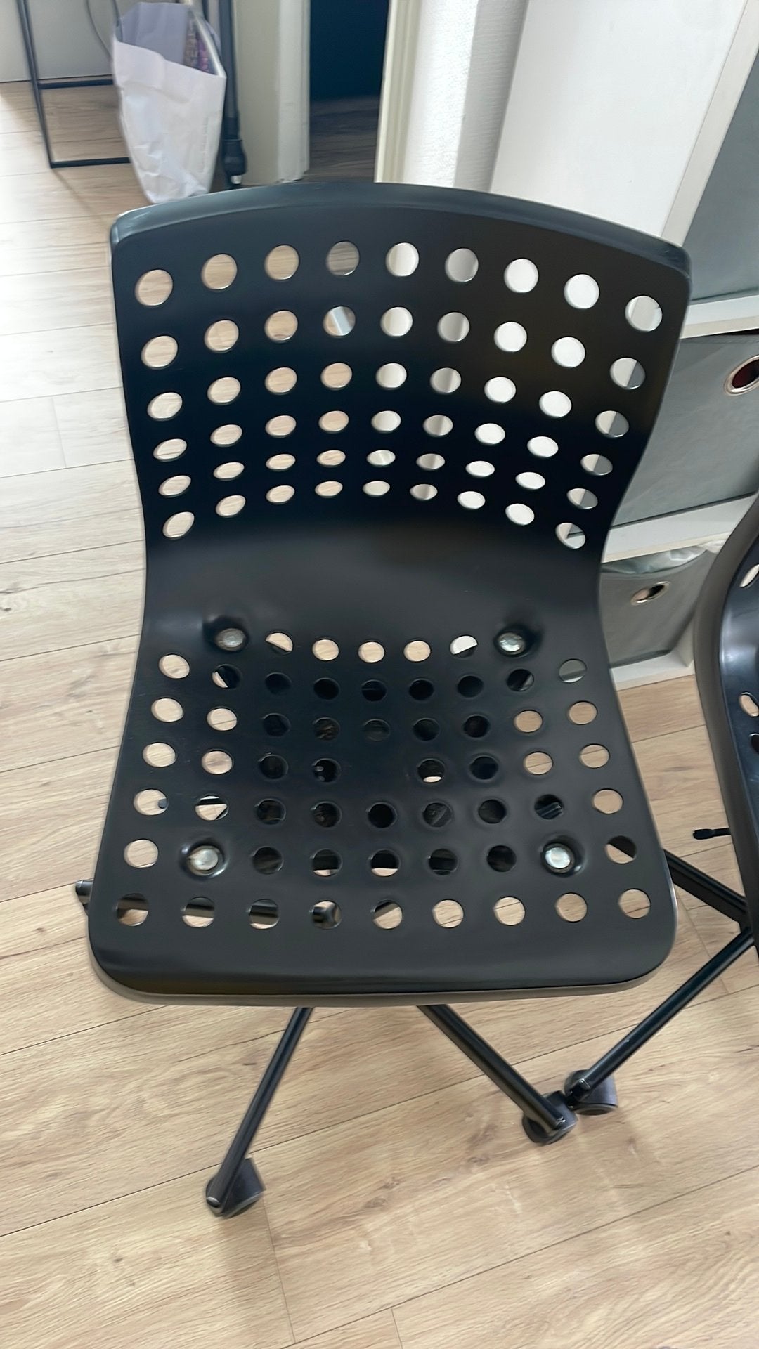 Chaise de bureau « Jules Ikea », Maison & Meubles, Enlèvement, Utilisé, Noir, Chaise de bureau