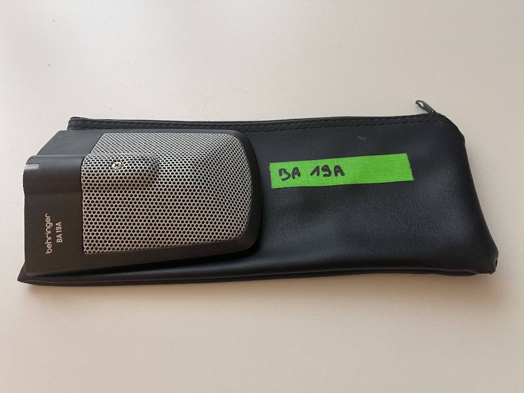 Behringer BA 19A (Micro grosse caisse, cajon), Muziek en Instrumenten, Mengpanelen, Ophalen, Zo goed als nieuw