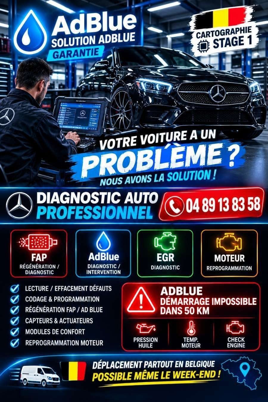diagnostic auto - camion professionnel, Enlèvement ou Envoi