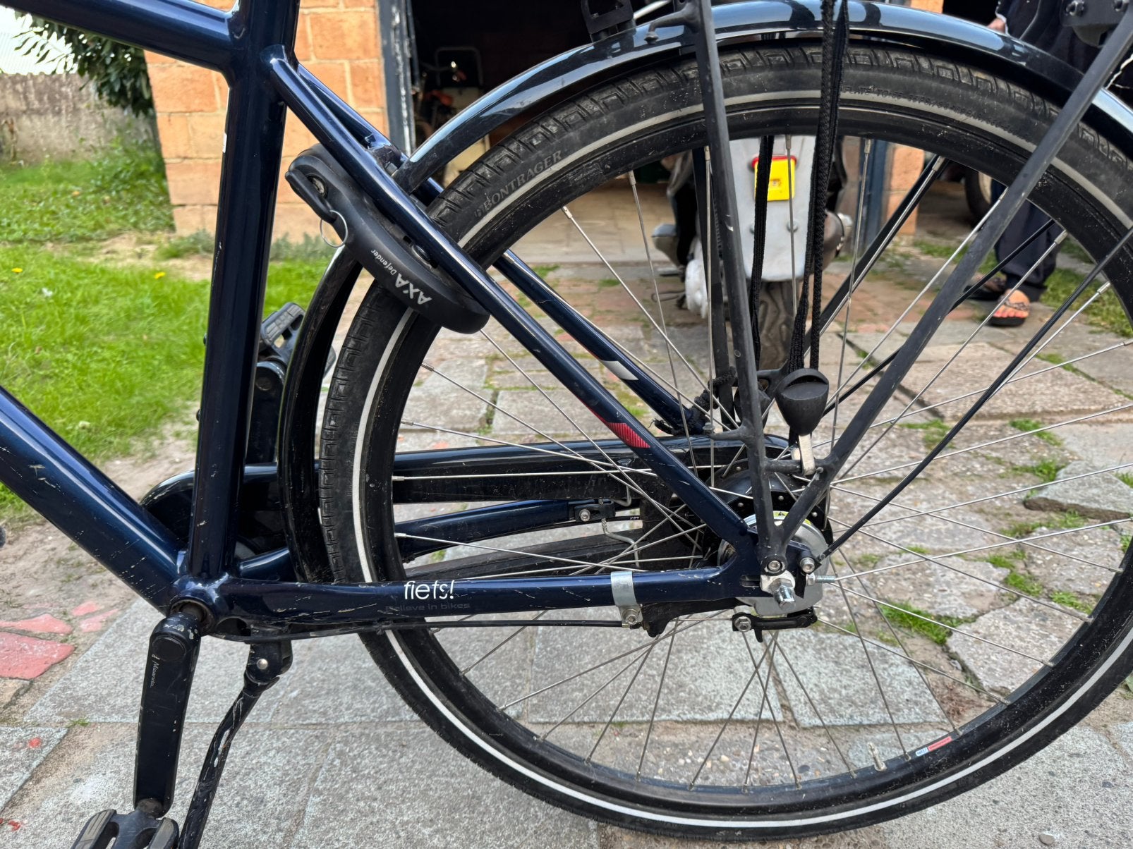 Trek fiets (stadfiets), Fietsen en Brommers, Ophalen, Gebruikt, Minder dan 10 versnellingen, Overige merken