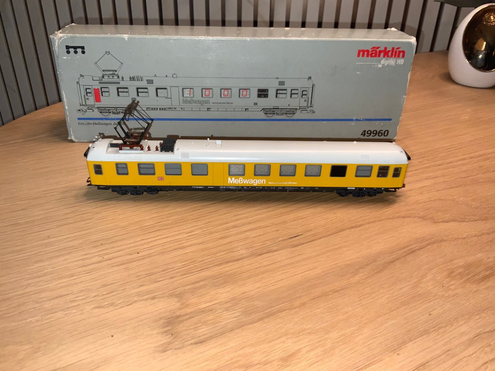WAGON DE MESURE MARKLIN NUMÉRIQUE 49960 MESSWAGEN DB, Enlèvement ou Envoi, Comme neuf, Wagon, Märklin