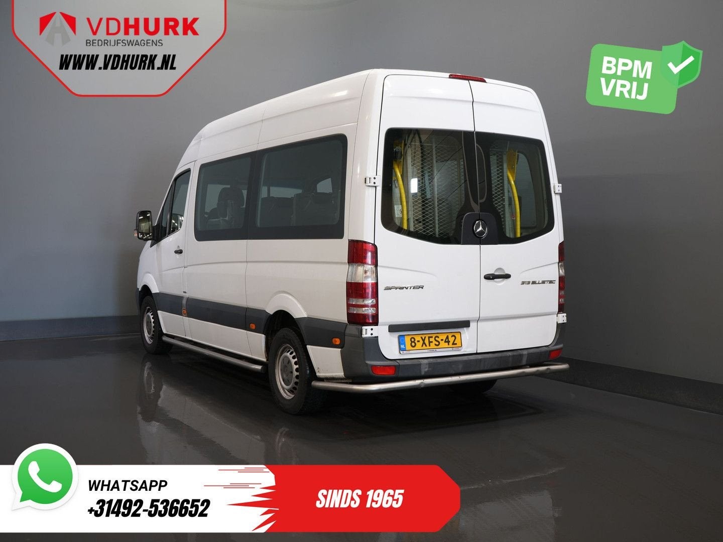 Mercedes-Benz Sprinter Mercedes-Benz 313 2.2 CDI Aut. E6 L2H, Auto's, Automaat, 173 g/km, Airconditioning, Wit