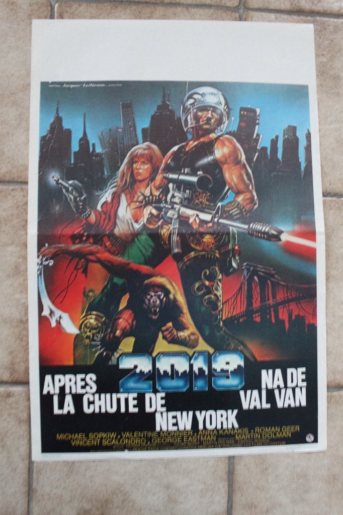 filmaffiche After The Fall Of New York 1983 filmposter, Verzamelen, Posters, Rechthoekig Staand, Ophalen of Verzenden, Zo goed als nieuw
