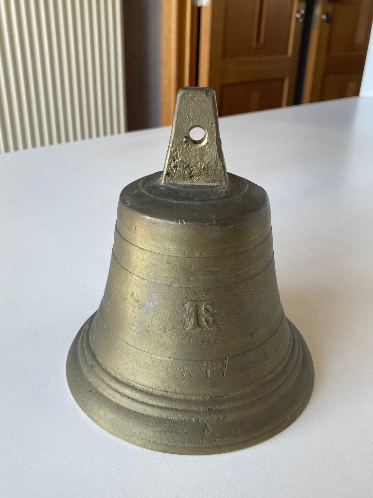 Antieke bronzen scheepsbel, Verzamelen, Scheepvaart, Ophalen of Verzenden, Gebruikt, Overige typen