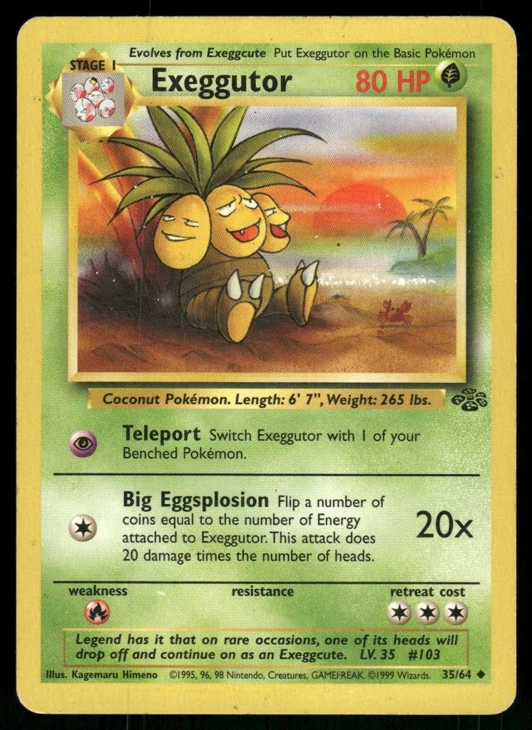 Exeggutor 35/64 - Jungle (NM), Verzenden, Gebruikt