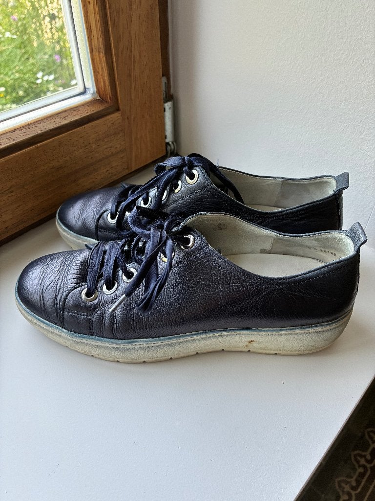 Blauwe sneakers Semler maat 5,5, Kleding | Dames, Schoenen, Ophalen of Verzenden, Sneakers