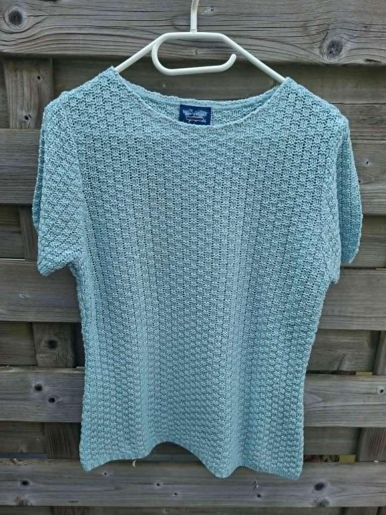Liberty Island: licht blauwe gebreide trui (Maat 40), Kleding | Dames, Maat 38/40 (M), Blauw, Liberty Island, Ophalen of Verzenden