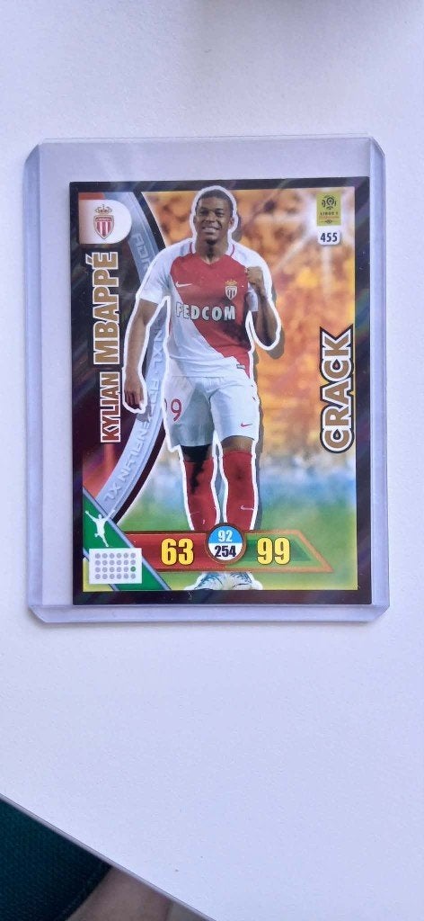 Kaart Mbappé Panini 2017-18, Ophalen, Zo goed als nieuw, Plaatje