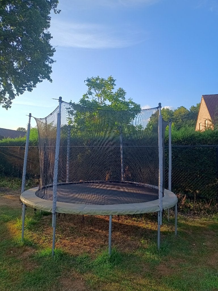 Trampoline, Kinderen en Baby's, Speelgoed | Buiten | Trampolines, Ophalen, Gebruikt