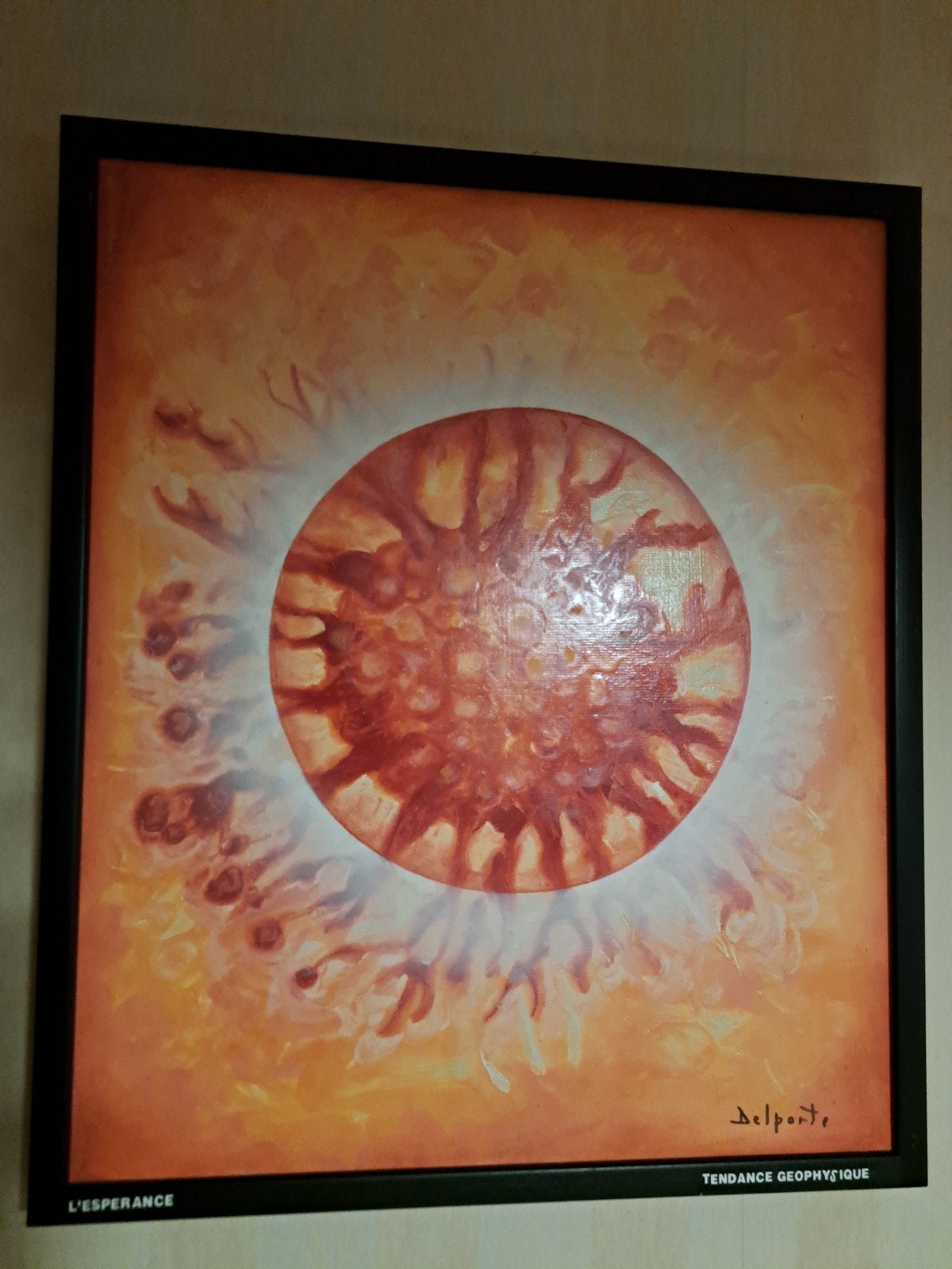 Schilderij Delporte, Antiek en Kunst, Ophalen