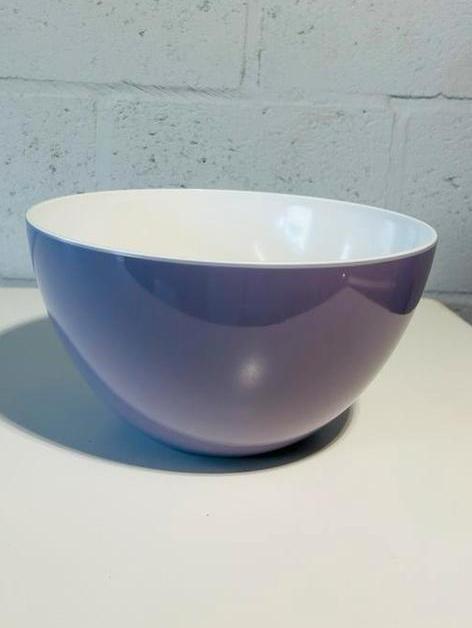 Grote Bamboo kom met deksel diameter 24cm, Ophalen, Kunststof, Zo goed als nieuw, Voorraadpot