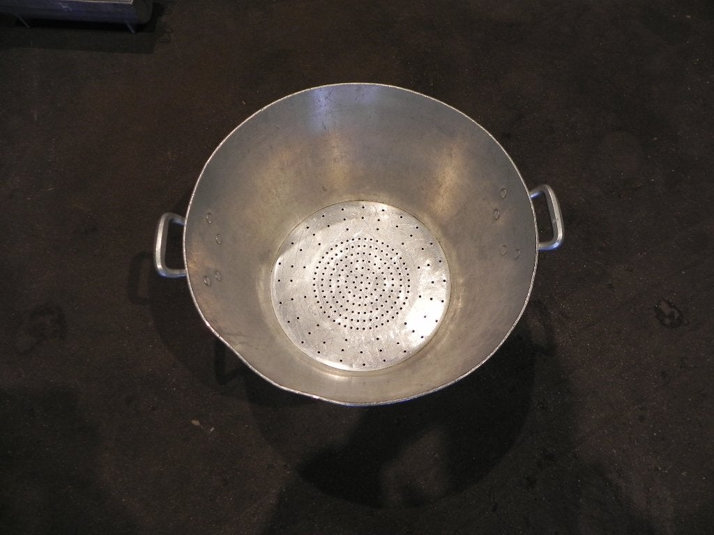 pan RVS ,alu vergiet,alu soeppan Brocante keuken spullen, Ophalen