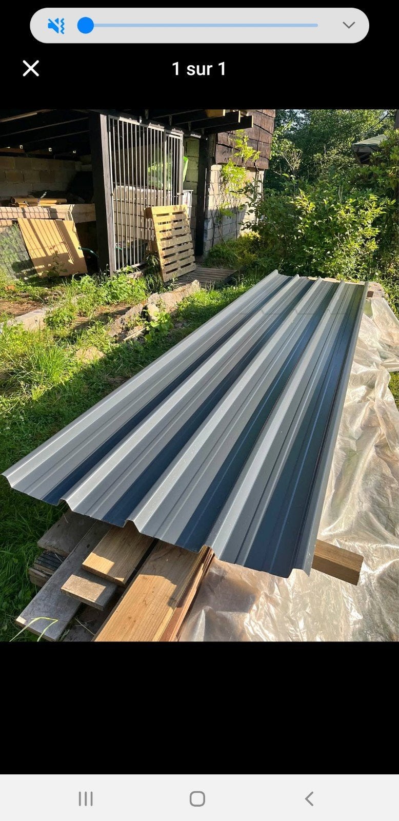 3 nieuwe geprofileerde platen, Doe-het-zelf en Bouw, Metalen, Ophalen