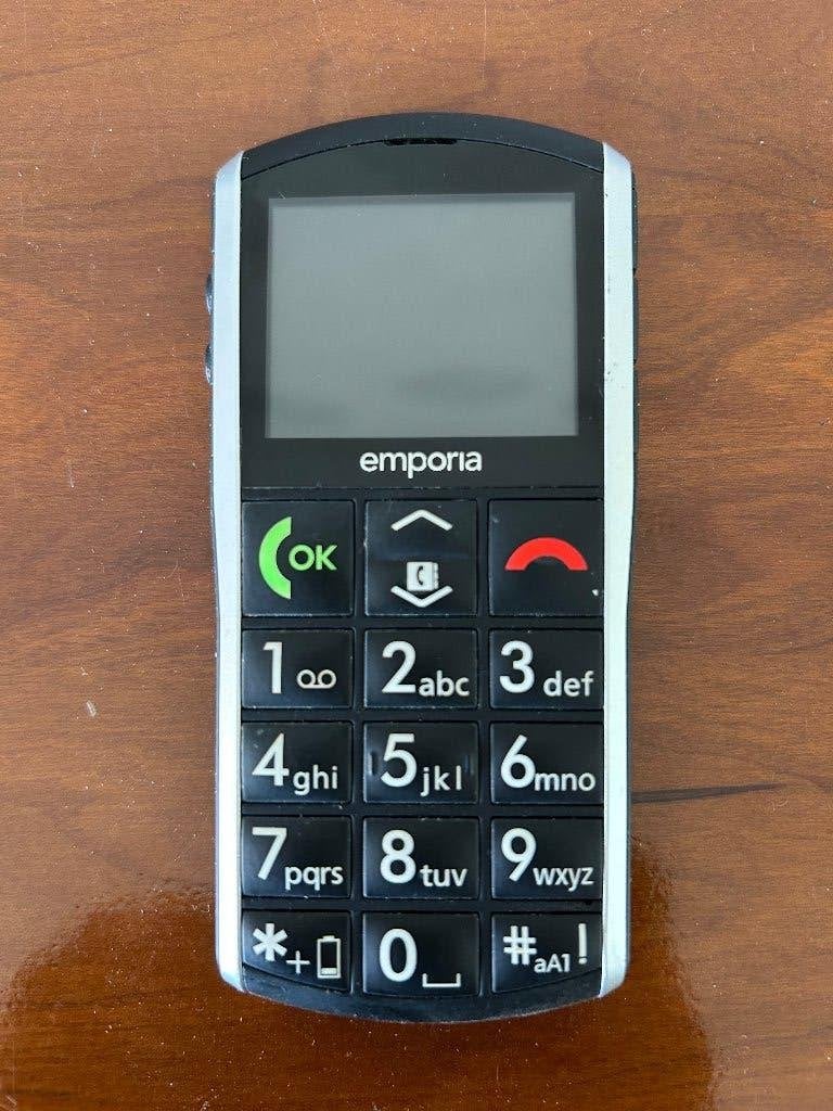 EMPORIA Pure mobiele telefoon met grote knoppen, Telecommunicatie, Ophalen, Zo goed als nieuw, Geen camera