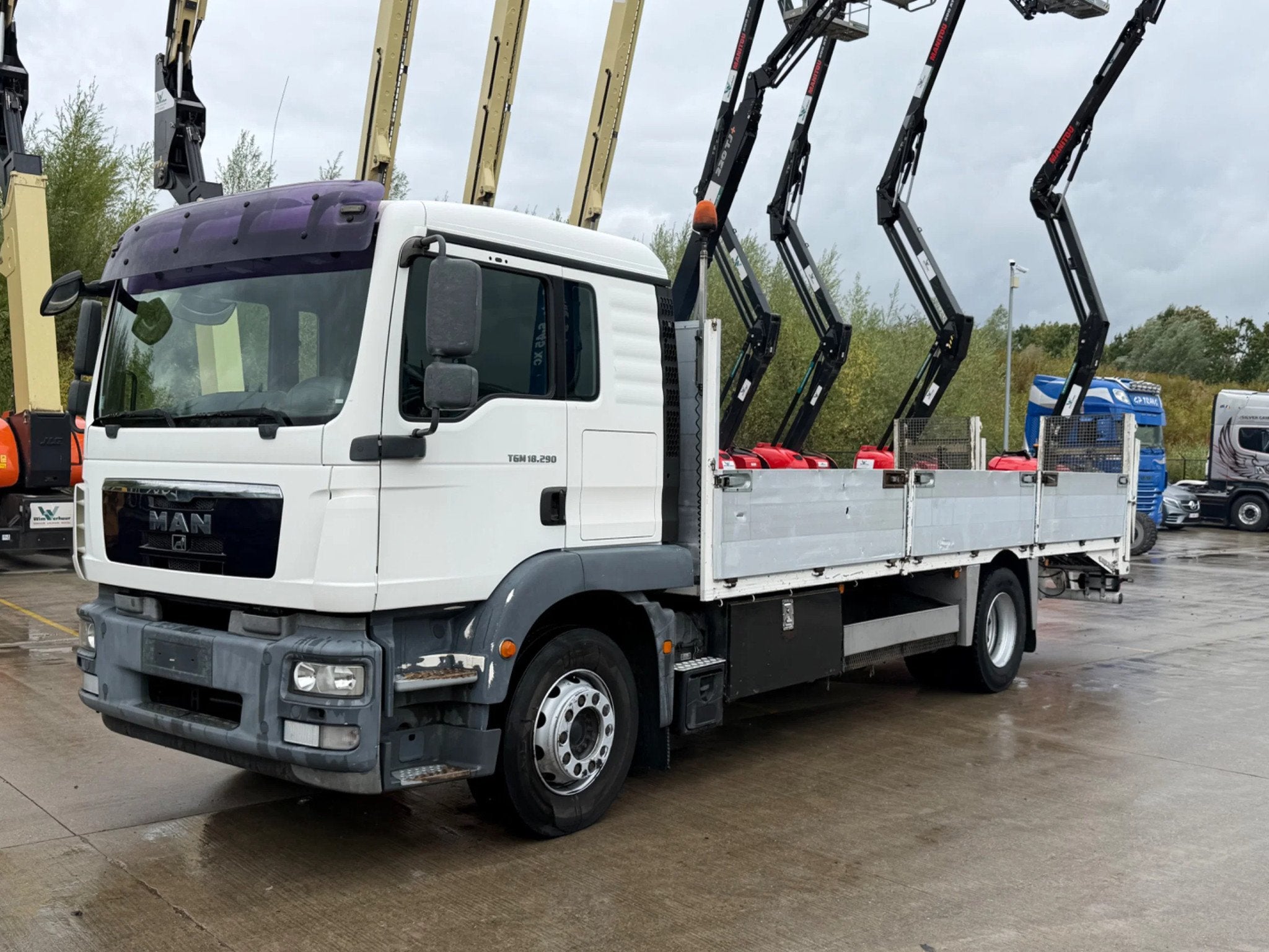 MAN TGM 18.290 MACHINELADER EURO5, Autos, Euro 5, Achat, Entreprise, Autres carburants