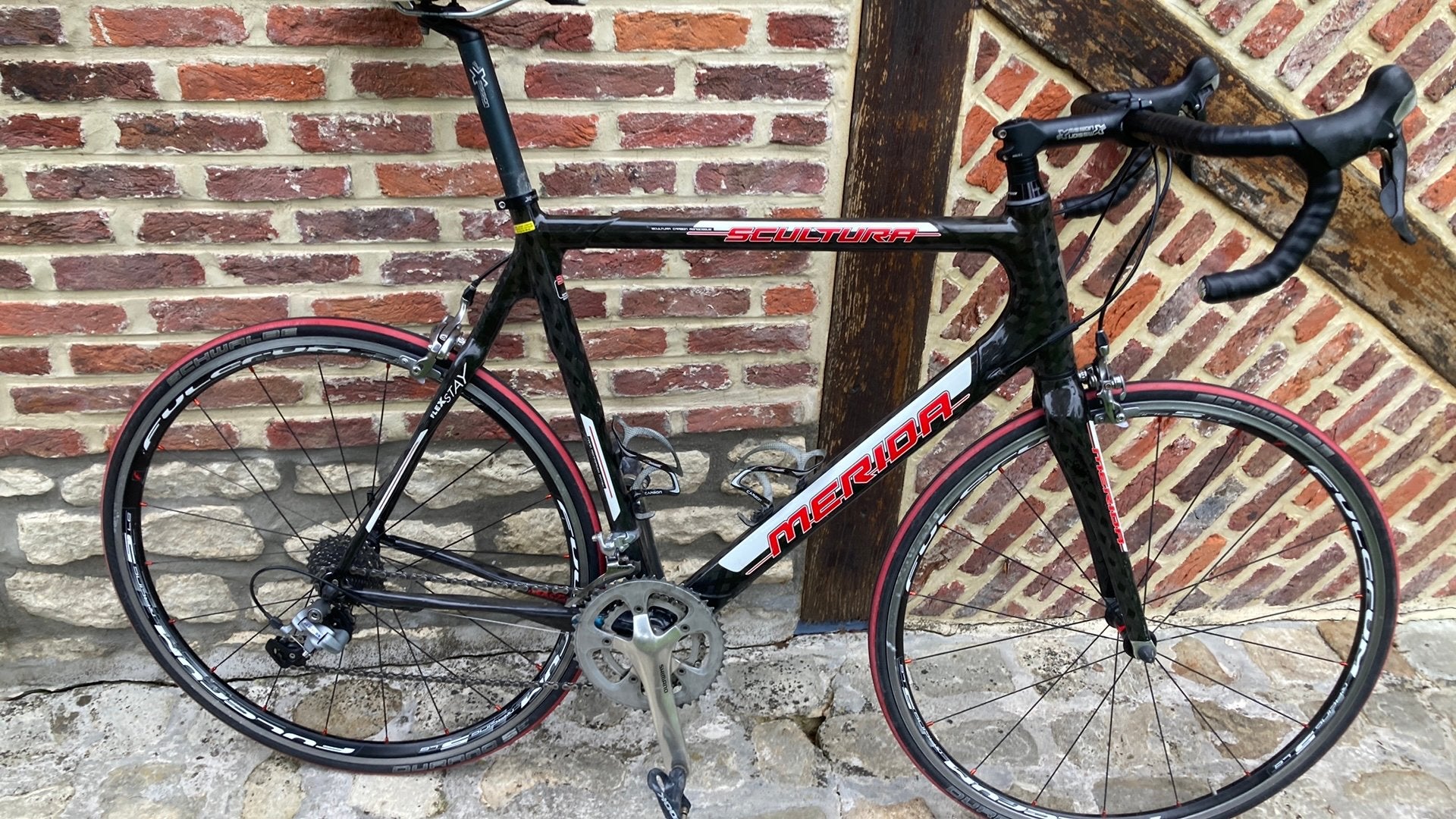 Vélo de course en carbone, Autres marques, 10 à 15 vitesses, Frein sur jante, 65 cm ou plus