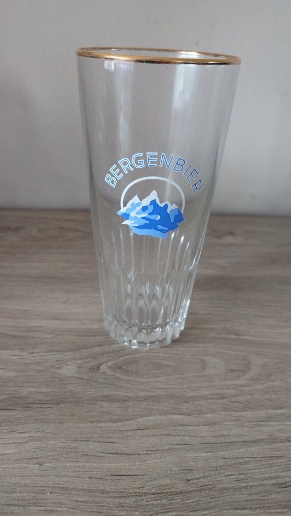 bierglas Bergenbier, Verzamelen, Ophalen of Verzenden, Zo goed als nieuw, Bierglas