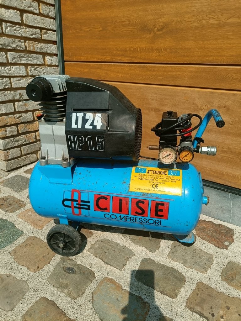 compresseur 8 bar 24 litres, Moins de 25 litres, Enlèvement, Utilisé, 6 à 10 bars