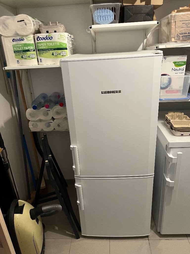 nette koel/vriescombinatie 208L Liebherr CU2311, Ophalen, Gebruikt, 200 liter of meer, 60 cm of meer