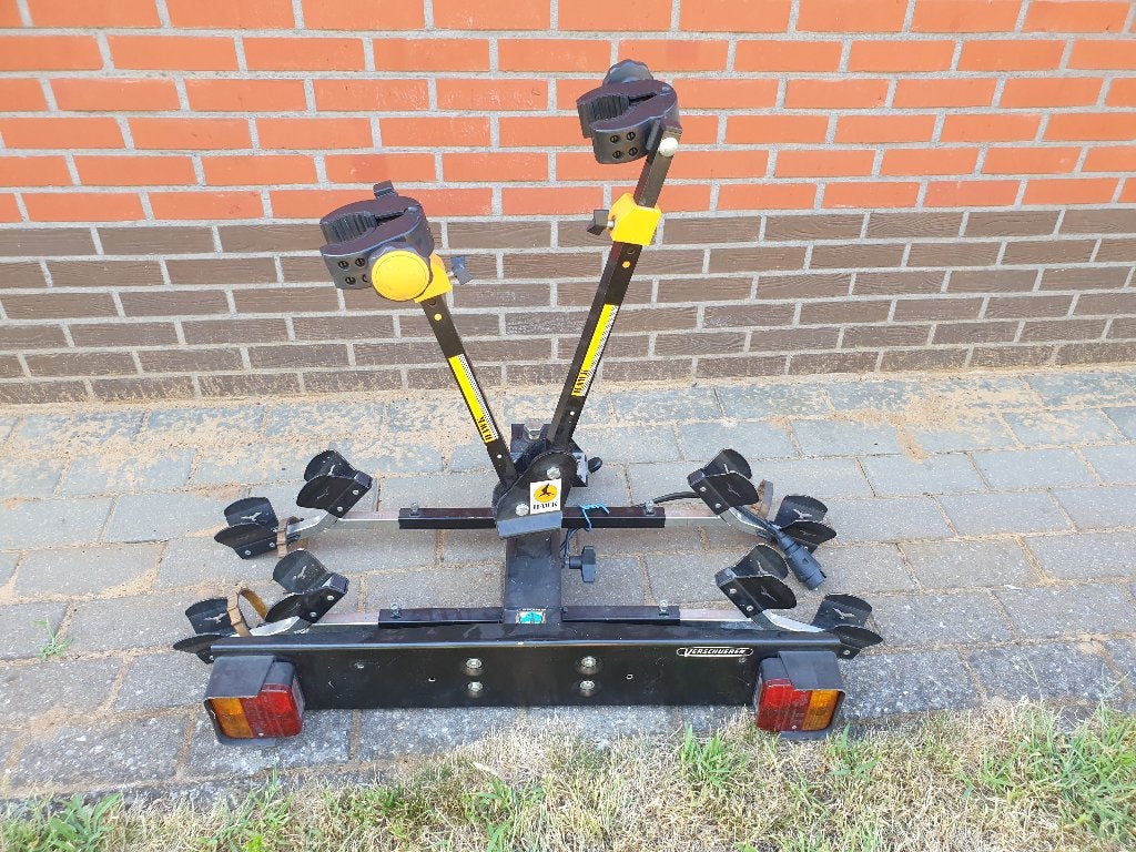 fietsdrager voor op trekhaak, Auto diversen, Fietsendragers, Ophalen, Brede banden, Zo goed als nieuw, 2 fietsen