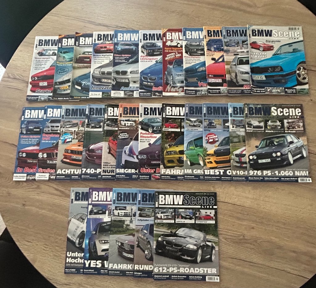 BMW tijdschrift ( BMW scene + tuning ), Ophalen, 1980 tot heden, Tijdschrift