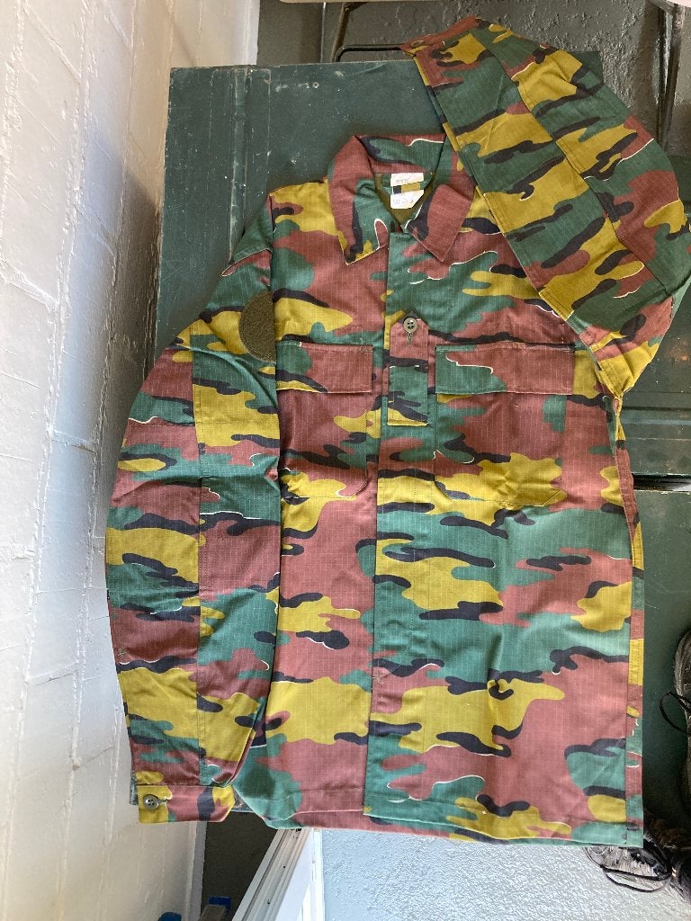 Hemdvest gevlekte tenue (nieuw & gebruikt), Verzenden, Landmacht, Kleding of Schoenen