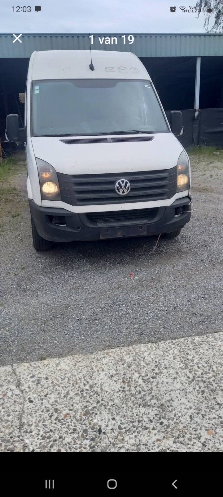 Vw crafter opmaak/export, Euro 5, Zwart, 4 cilinders, Volkswagen